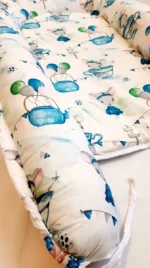 Babynest din bumbac, Eko - Mouse - imagine 2