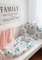 Babynest din bumbac, Eko - Mouse - imagine 4