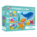 Set puzzle 4 in 1 Galt, Ocean, 18+
