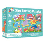 Set 6 puzzle Galt - Animale, 3 piese, 18+