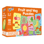 Puzzle cu fructe si legume, 3-5 ani