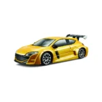 Macheta Masinuta Bburago Street Fire 1:43 Renault Megane Galben Metalizat
