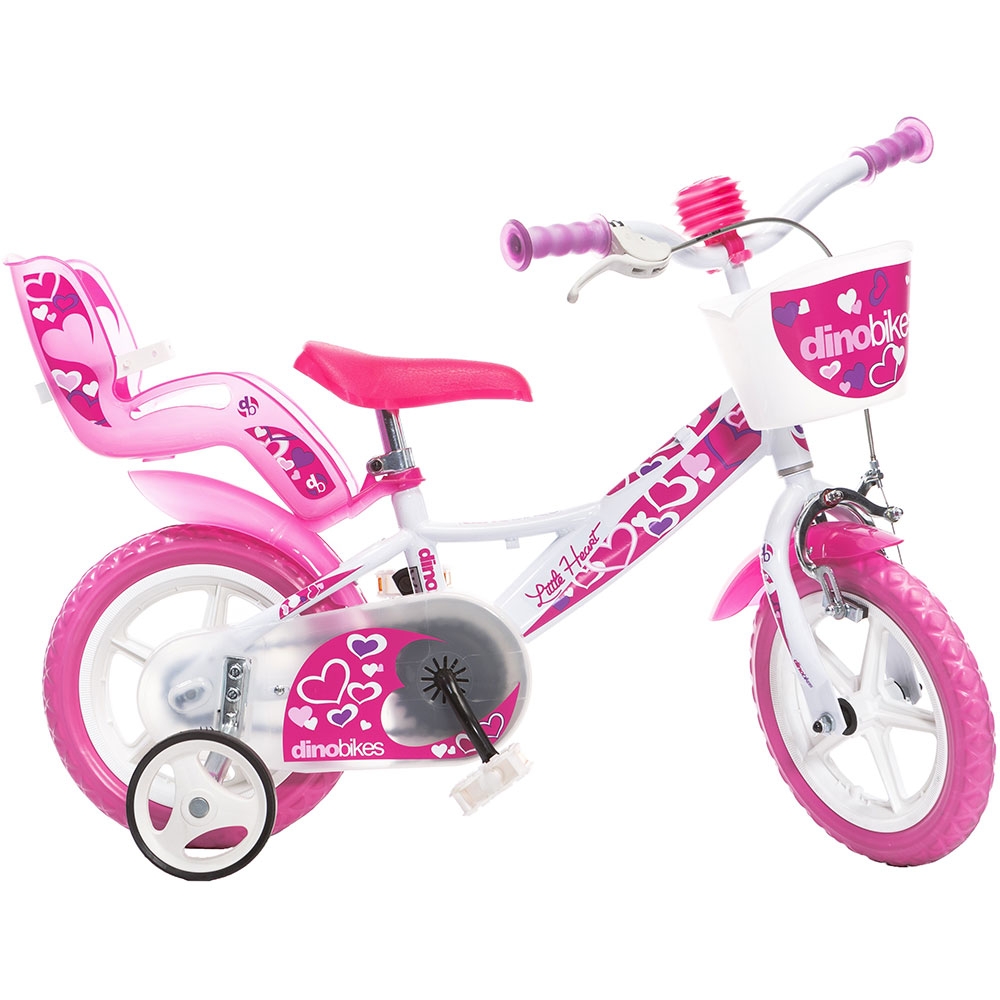 bicicleta-copii-dino-bikes-12-little-heart-alb-cu-roz-1.jpg Bicicleta copii Dino Bikes 12' Little Heart alb si roz - imagine 1