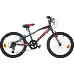 Bicicleta copii Dino Bikes 20' MTB baieti Sport negru cu 6 viteze