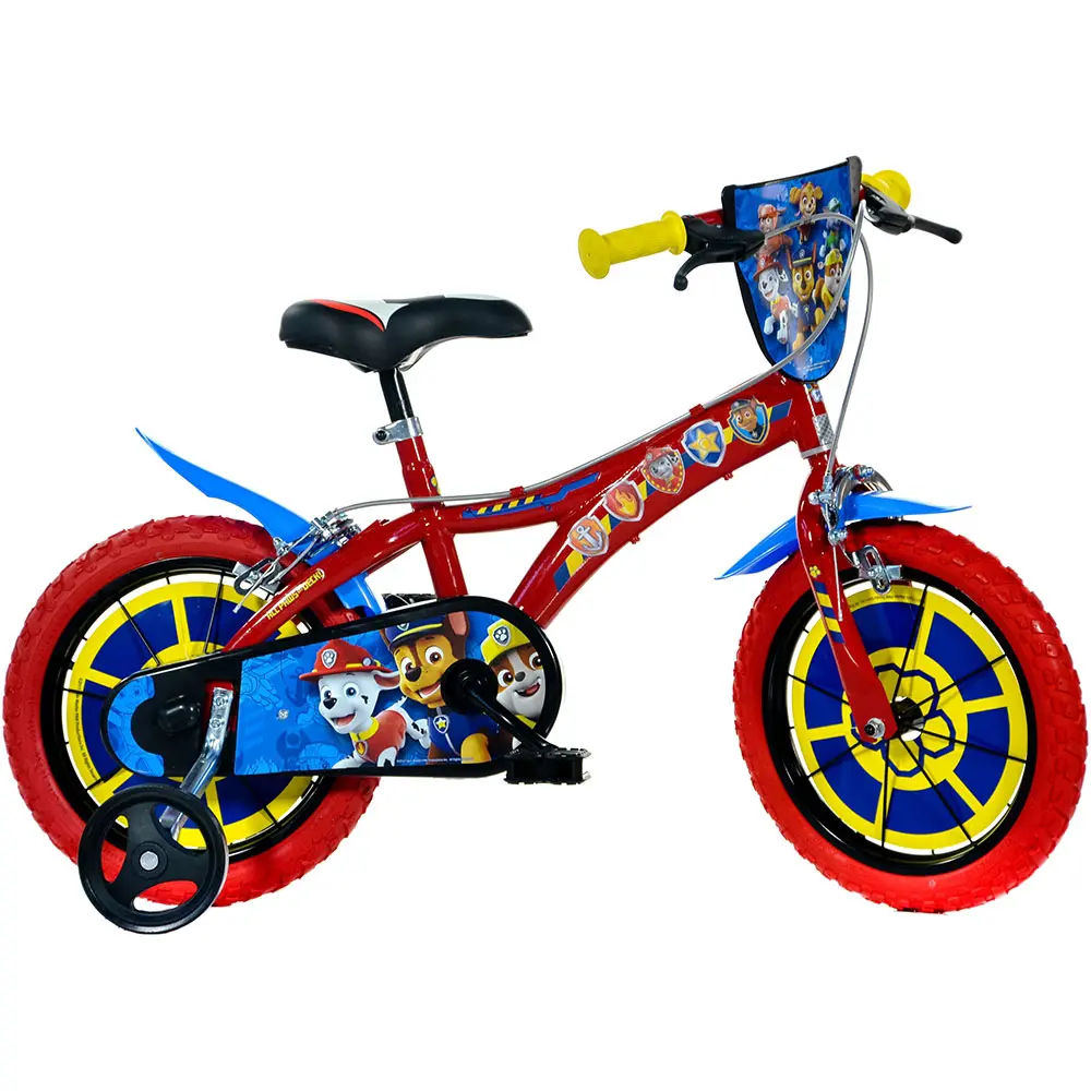 Bicicleta pentru copii 4-7 ani Patrula Catelusilor