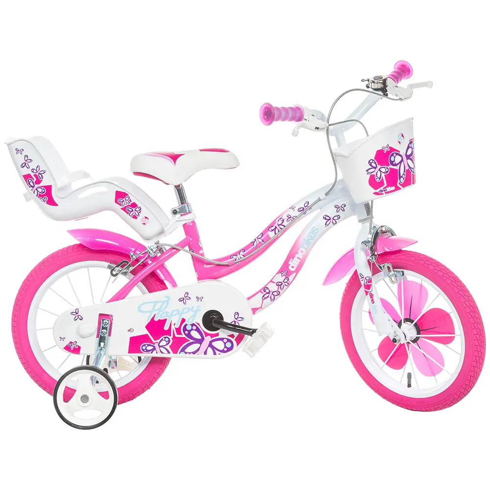 bicicleta-pentru-copii-dino-bikes-16-flappy-roz bicicleta pentru copii