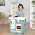 Bucatarie pentru copii Smoby Bon Appetit Albastru cu 23 accesorii, sunete si design frantuzesc, 3 ani+ - imagine 10
