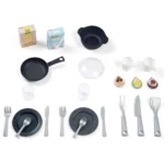 Bucatarie pentru copii Smoby Bon Appetit Albastru cu 23 accesorii, sunete si design frantuzesc, 3 ani+ - imagine 3