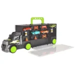 Camion Dickie Toys Carry and Store Transporter cu 4 masinute si accesorii