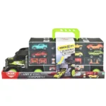 Camion Dickie Toys Carry and Store Transporter cu 4 masinute si accesorii - imagine 2