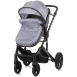 Carucior 2 in 1 pentru copii Chipolino Amore Gri Deschis – Confort și versatilitate de la naștere până la 22 kg - imagine 3