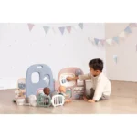 Centru de ingrijire pentru papusi Smoby Baby Care Childcare Center albastru roz cu accesorii - imagine 7