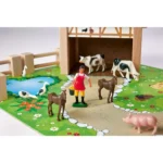 Ferma din lemn Eichhorn 51x36x17 cm cu 20 accesorii - imagine 4