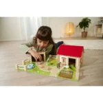 Ferma din lemn Eichhorn 51x36x17 cm cu 20 accesorii - imagine 6