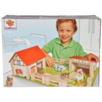 Ferma din lemn Eichhorn 51x36x17 cm cu accesorii - imagine 5