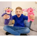 Jucarie de plus Simba ScreamerZ Monkey 30 cm cu sunete - imagine 7
