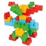 Jucarie Pilsan Cuburi de construit in cutie Jumbo Blocks 166 piese - imagine 3