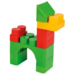 Jucarie Pilsan Cuburi de construit in cutie Jumbo Blocks 166 piese - imagine 4