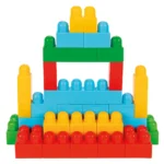Jucarie Pilsan Cuburi de construit in cutie Super Blocks 95 piese
