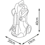 Jucarie Smoby Aparat de spalat cu presiune Karcher Trolley K4 - imagine 3