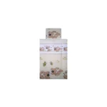 Lenjerie patut copii Catelus 5 piese maro - imagine 2