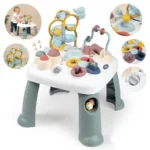 Masa educativa pentru copii, Smoby Activity Table Verde, 1 an+ - imagine 2
