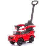 Masinuta de impins Chipolino Mercedes G350 red cu maner si copertina - imagine 2