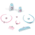 Masuta de machiaj pentru copii Hello Kitty Hairdresser 2 in 1, Smoby, 3 ani+ - imagine 3