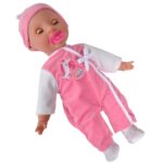 Papusa interactiva Simba Laura Baby Talk 38 cm cu biberon si suzeta - imagine 3