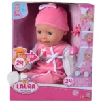 Papusa Simba Laura Babbling 38 cm cu accesorii - imagine 6
