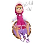 Papusa Simba Masha and the Bear, Masha Shake & Sound 30 cm - imagine 3