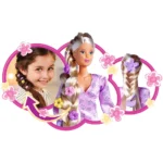 Papusa Simba Steffi Love Flower Hair 29 cm cu accesorii - imagine 7