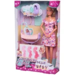 Papusa Simba Steffi Love Hello Baby 29 cm cu accesorii - imagine 9