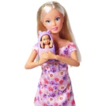 Papusa Simba Steffi Love Hello Baby 29 cm cu accesorii - imagine 4