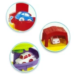 Pista de masini Pilsan Road Set with Car Lift galben cu 2 masinute - imagine 2
