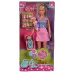 Papusa Simba Steffi Love 29 cm Babysitter cu 2 bebelusi si accesorii - imagine 3