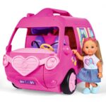 Papusa Simba Evi Love 12 cm Holiday Camper cu rulota si accesorii - imagine 2