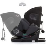 Scaun auto Chipolino Motion I-Size 40-150 cm obsidian cu sistem Isofix - imagine 7