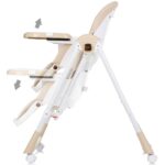 Scaun de masa Chipolino Milk Shake 2 in 1 beige - imagine 5
