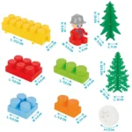 Set constructie Pilsan Master Blocks 128 piese - imagine 2