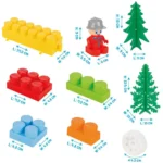 Set constructie Pilsan Master Blocks 194 piese - imagine 2