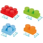 Set constructie Pilsan Master Blocks 224 piese galben - imagine 2
