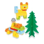 Set constructie pentru copii Pilsan Master Blocks 260 piese, ergonomic și sigur, 1 an+ - imagine 3