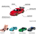 Set Majorette 5 masinute Porsche Premium Cars - imagine 3