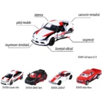 Set Majorette Toyota Racing cu 5 masinute - imagine 3