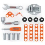 Masa de lucru Smoby Black & Decker 3 in 1 cu trusa de accesorii - imagine 2