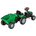 Tractor cu pedale si remorca Pilsan Active with Trailer 07-316 green - imagine 2