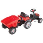 Tractor cu pedale si remorca Pilsan Active with Trailer 07-316 red - imagine 2