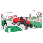 Tractor cu pedale si remorca Pilsan Active with Trailer 07-316 red - imagine 3