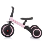 Tricicletă pentru copii Chipolino Smarty 2 în 1 – se transformă ușor în bicicletă fără pedale, Roz - imagine 2